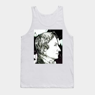 Anders Gustaf Ekeberg Black and White Portrait | Anders Gustaf Ekeberg Artwork 3 Tank Top